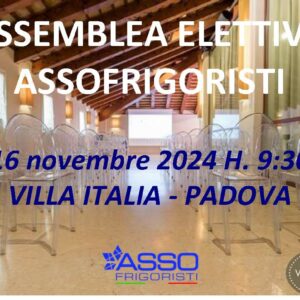 Assemblea elettiva Assofrigoristi 2024-2029